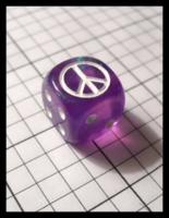 Dice : Dice - 6D - Peace Sign jspassnthru Sept 2009 Ebay